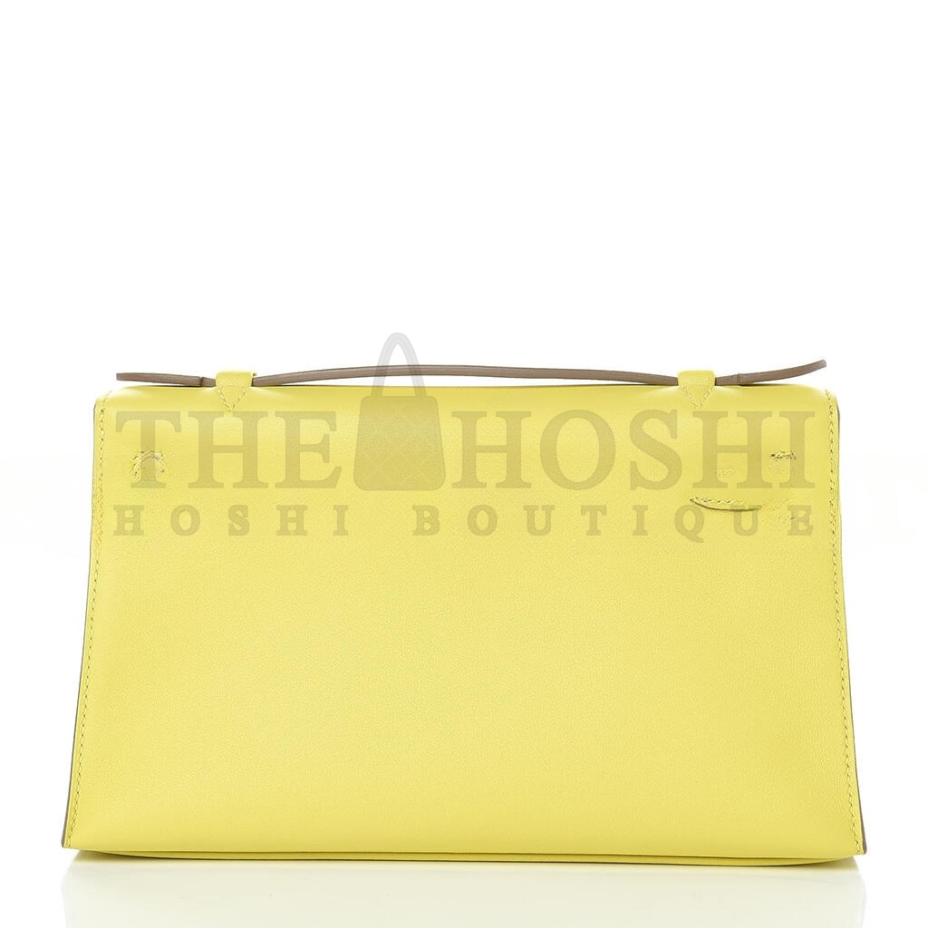 H**me5 SWIFT KELLY POCHETTE CLUTCH YELLOW (22*14*7cm) Master Quality